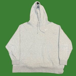 Nike Sportswear Womens Fleece Pullover Plus Size 2X Grey Hoodie